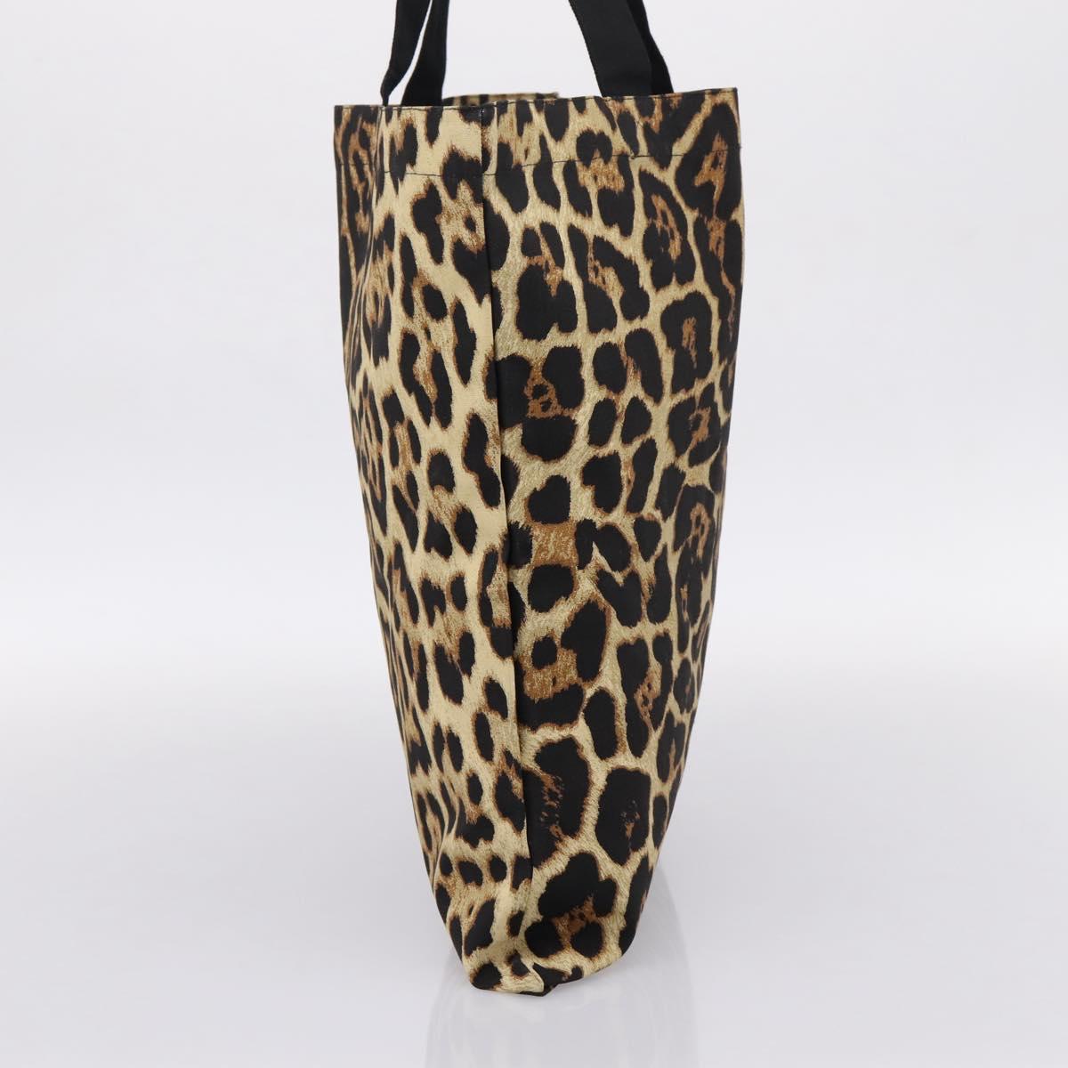 SAINT LAURENT Tote Bag Canvas Beige Auth 203704A