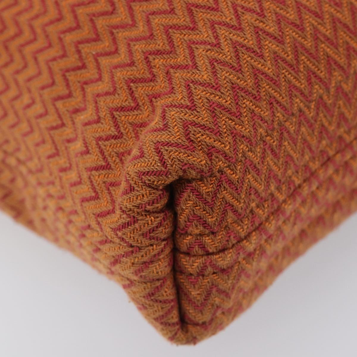 HERMES Sac Depansage Shoulder Bag Jacquard Orange Auth 203706A