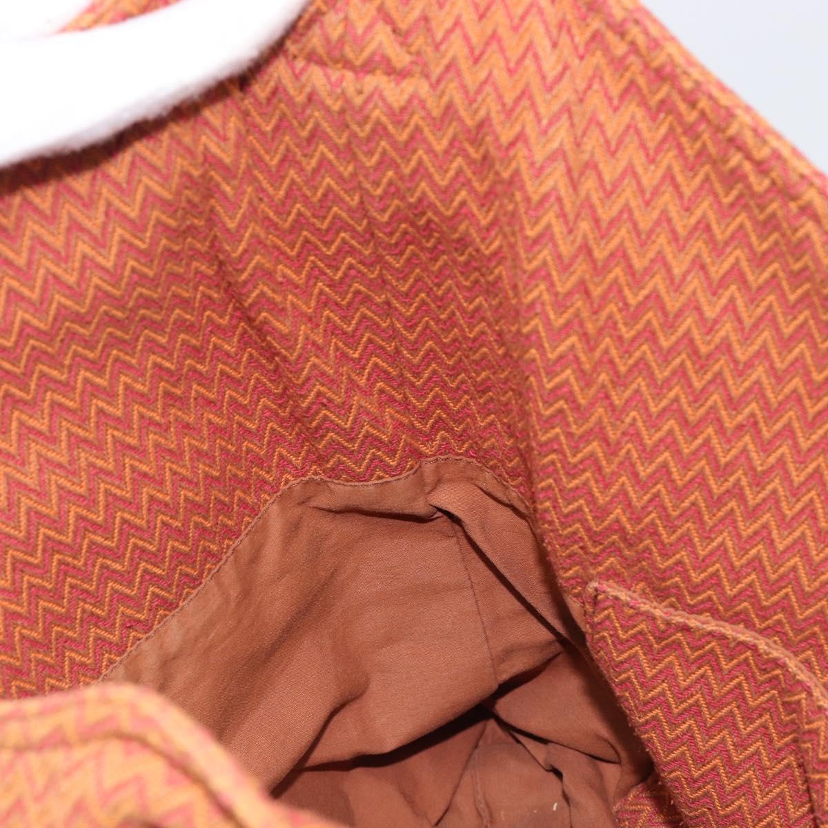 HERMES Sac Depansage Shoulder Bag Jacquard Orange Auth 203706A