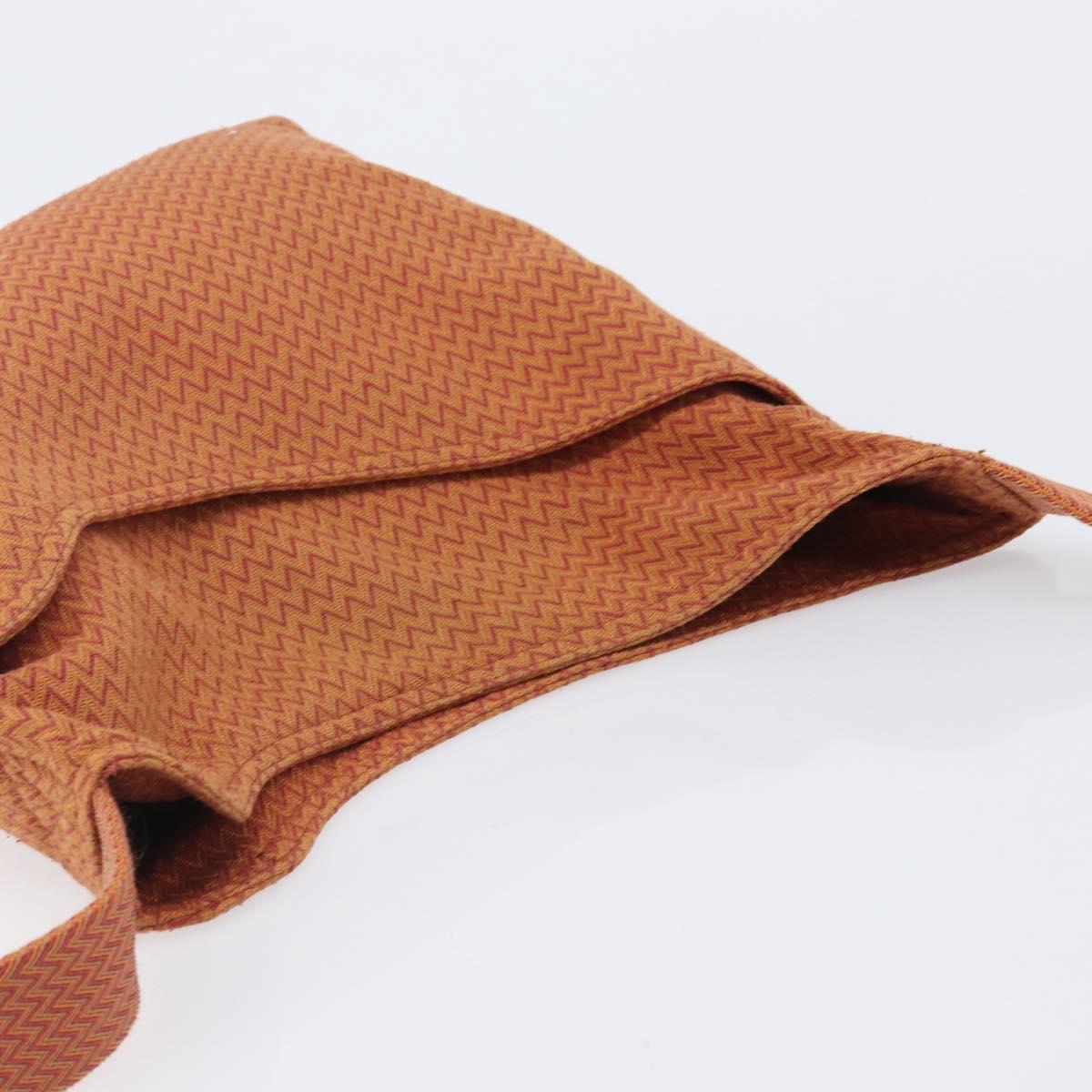HERMES Sac Depansage Shoulder Bag Jacquard Orange Auth 203706A