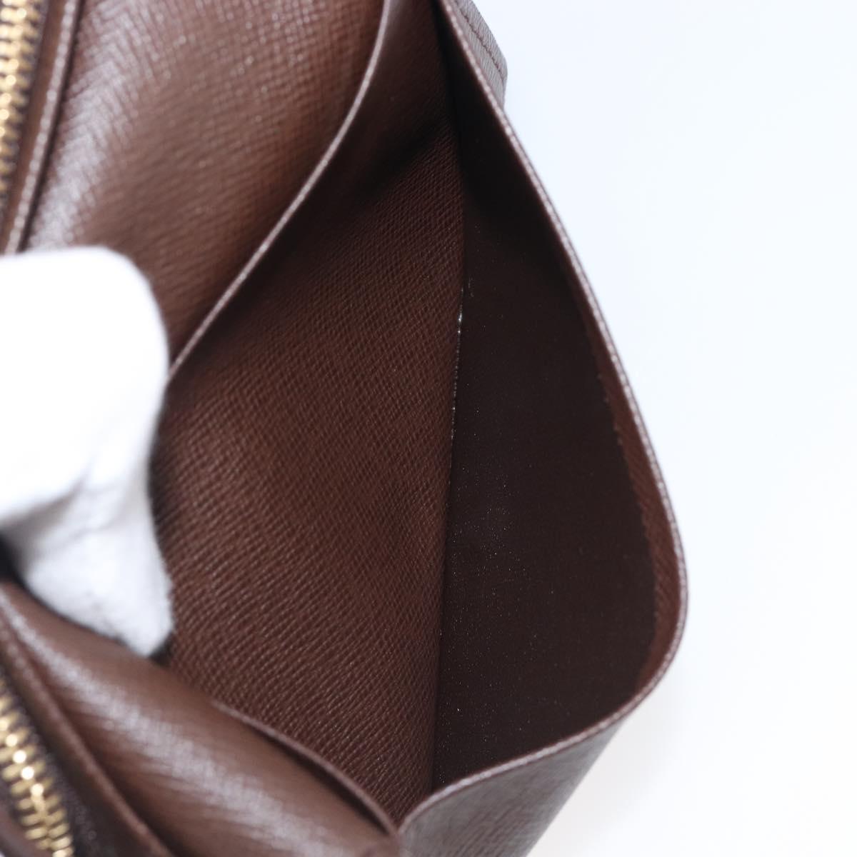 LOUIS VUITTON Porte Monnaie Billets Tresor Wallet N61730 LV Auth 203710V