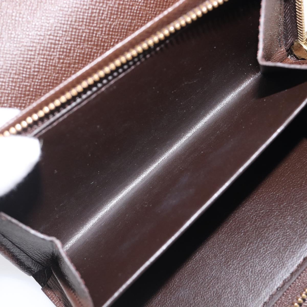 LOUIS VUITTON Porte Monnaie Billets Tresor Wallet N61730 LV Auth 203710V