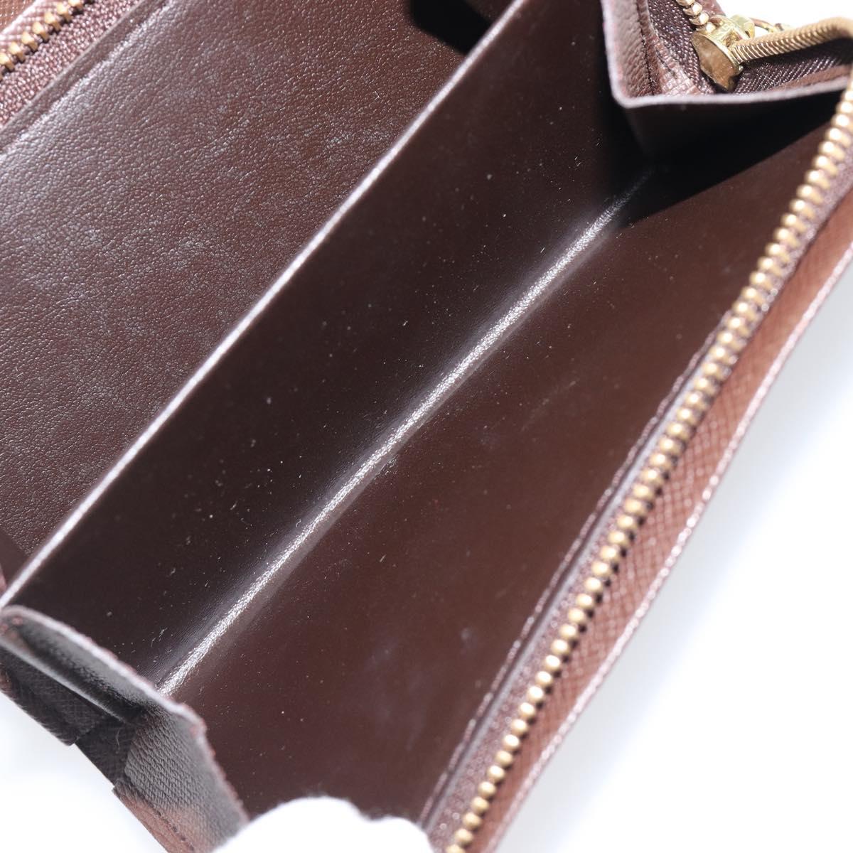 LOUIS VUITTON Porte Monnaie Billets Tresor Wallet N61730 LV Auth 203710V