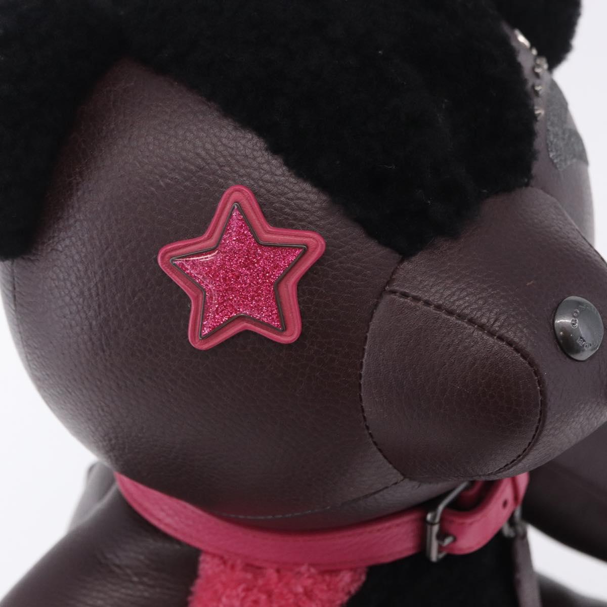 Coach Stuffed Leather Bordeaux Auth 203716
