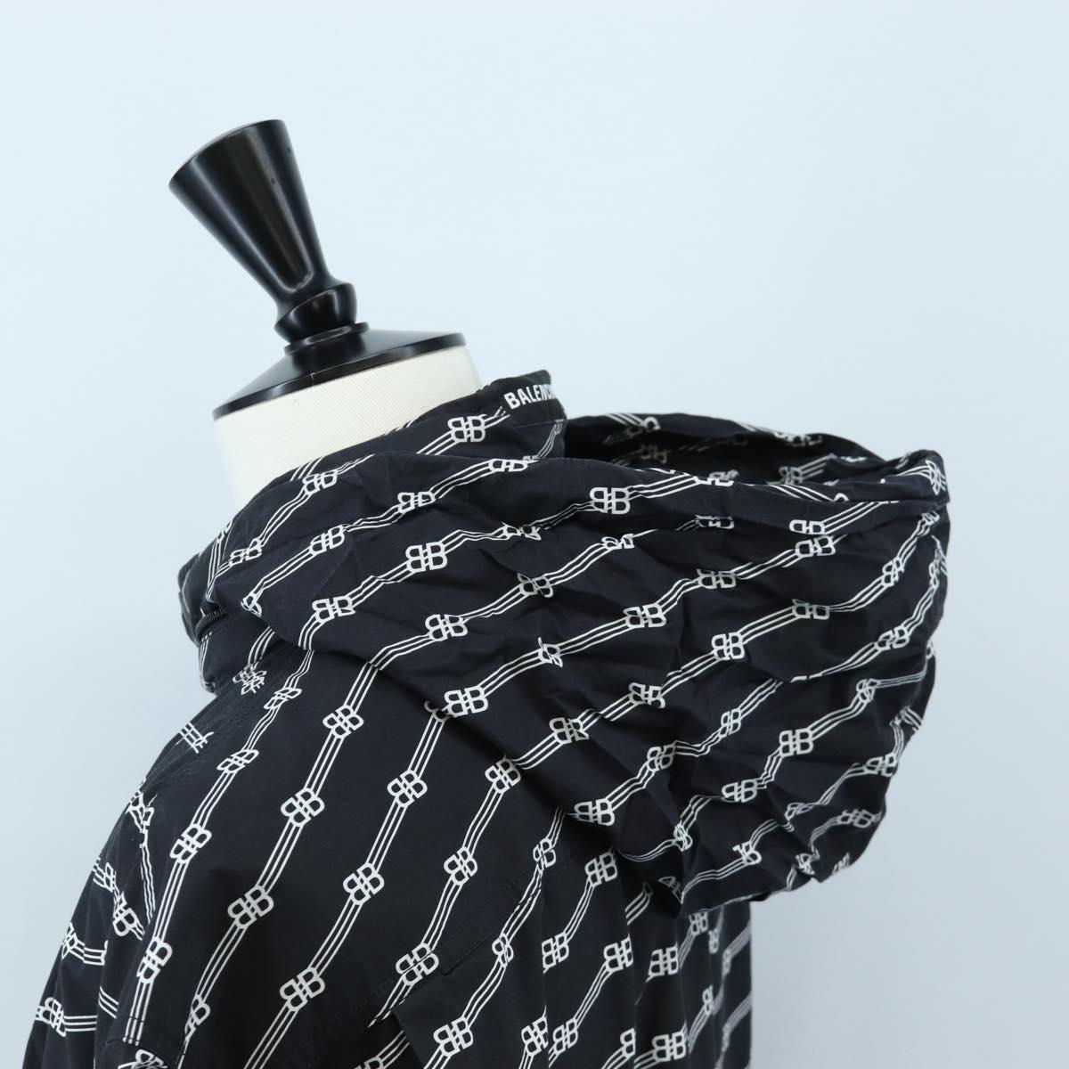 BALENCIAGA Short Sleeve Shirt Cotton 39 Black Auth 203728M