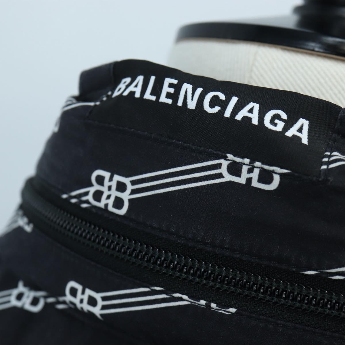 BALENCIAGA Short Sleeve Shirt Cotton 39 Black Auth 203728M