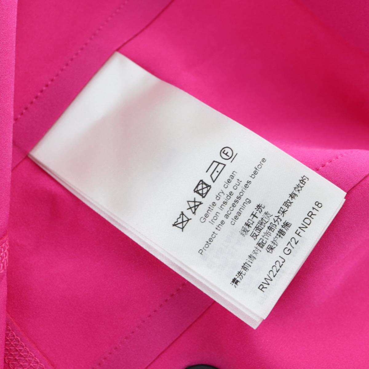 LOUIS VUITTON Tank Dress One Piece Dress Shirt Nylon 38 Pink LV Auth 203730M