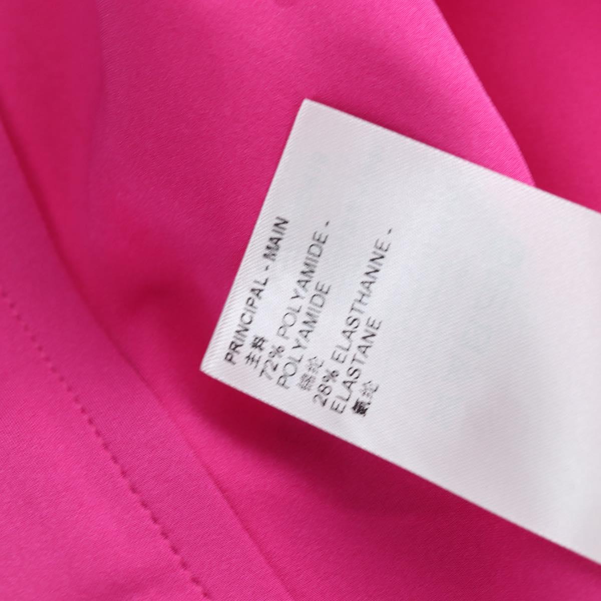 LOUIS VUITTON Tank Dress One Piece Dress Shirt Nylon 38 Pink LV Auth 203730M