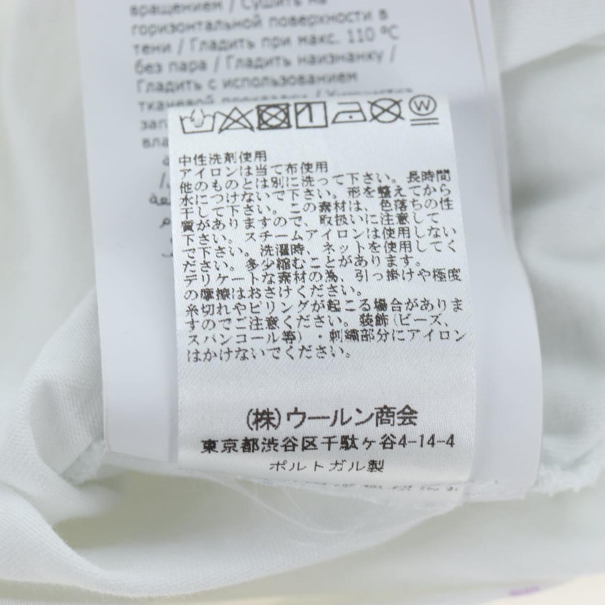 MOSCHINO Short Sleeved T Shirt Cotton White Auth 203736M
