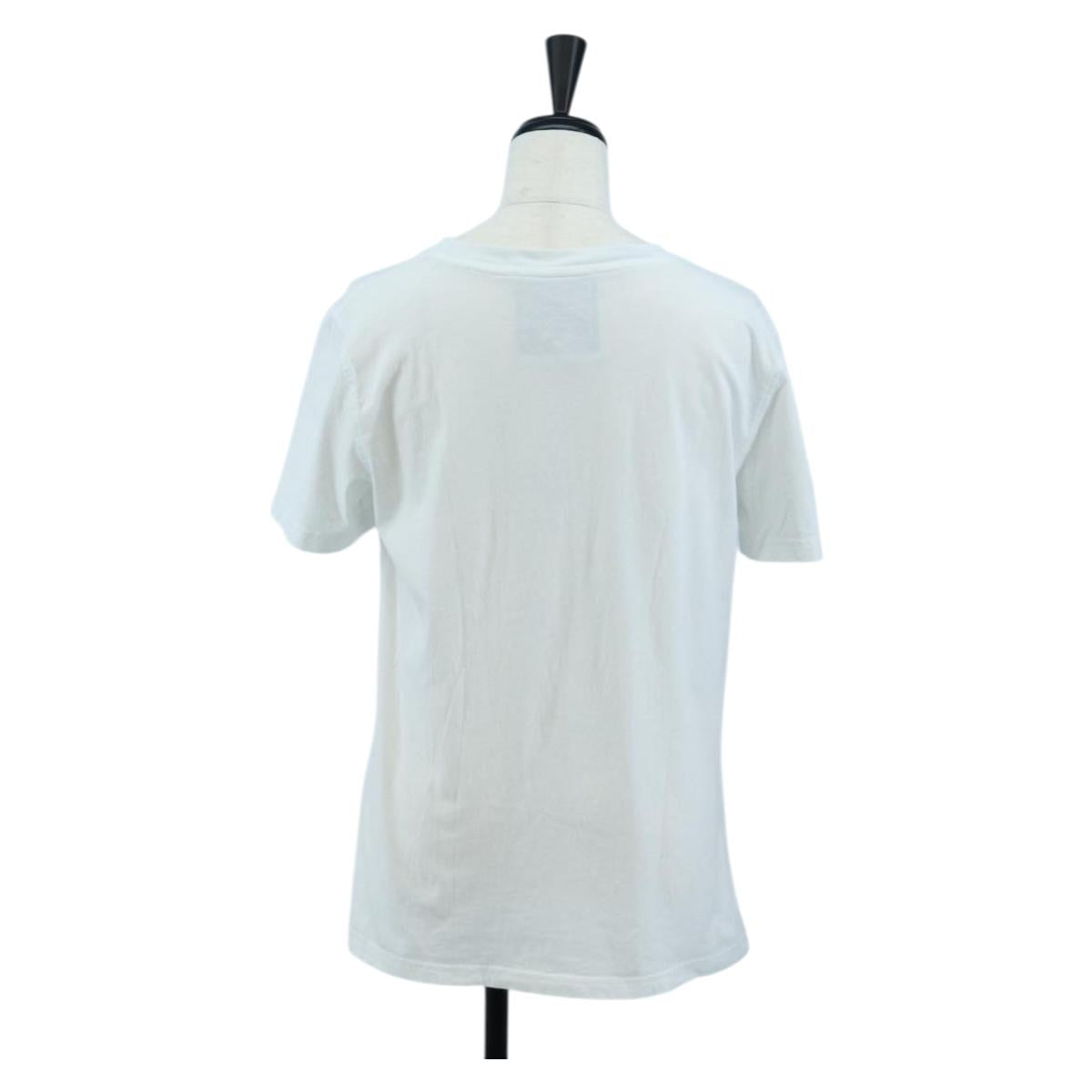 MOSCHINO Short Sleeved T Shirt Cotton White Auth 203736M