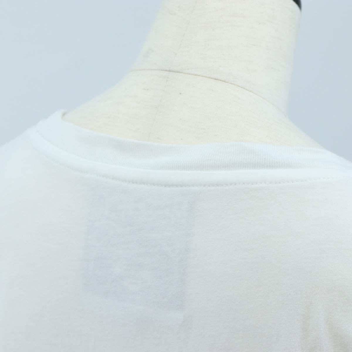 MOSCHINO Short Sleeved T Shirt Cotton White Auth 203736M