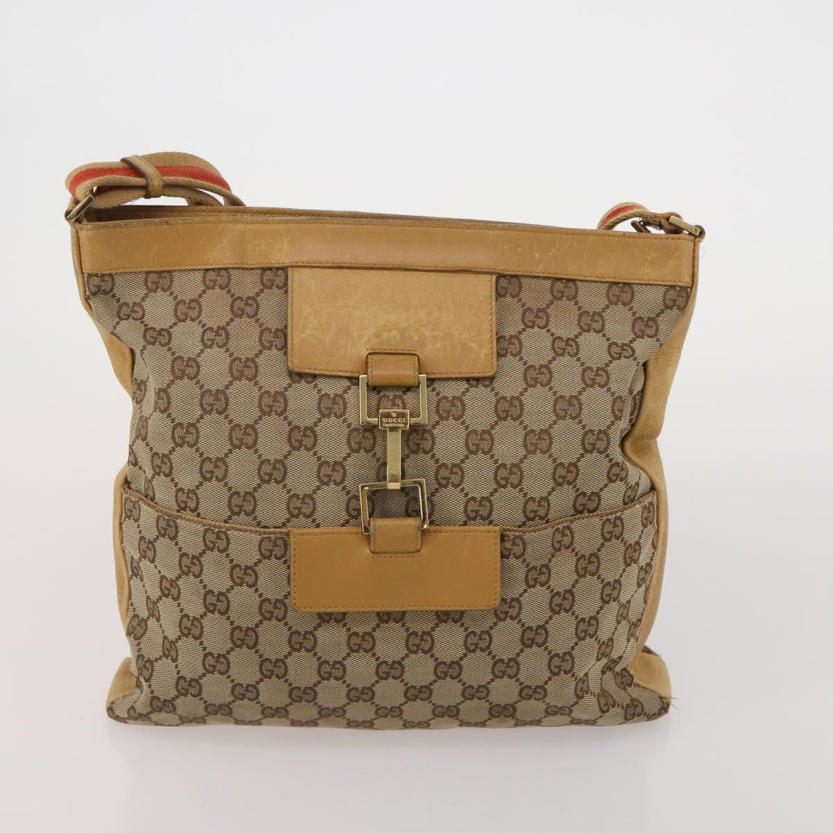 GUCCI GG Canvas GG Supreme GG Imprime Sherry Line Bag PVC 3 Set Auth 203739