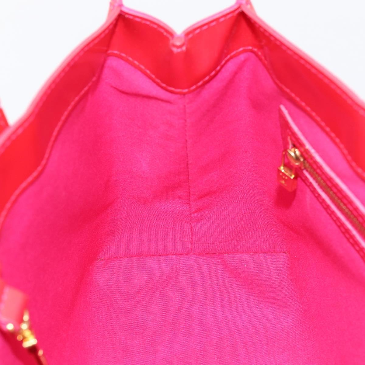 LOUIS VUITTON Monogram Vernis Wilshire PM Bag Rose Pop M93643 LV Auth 203774A