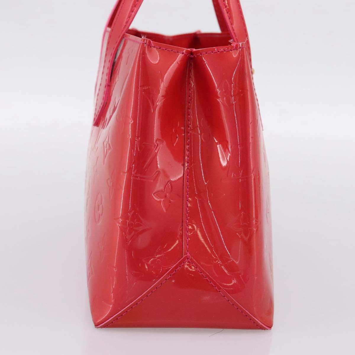 LOUIS VUITTON Monogram Vernis Wilshire PM Bag Rose Pop M93643 LV Auth 203774A