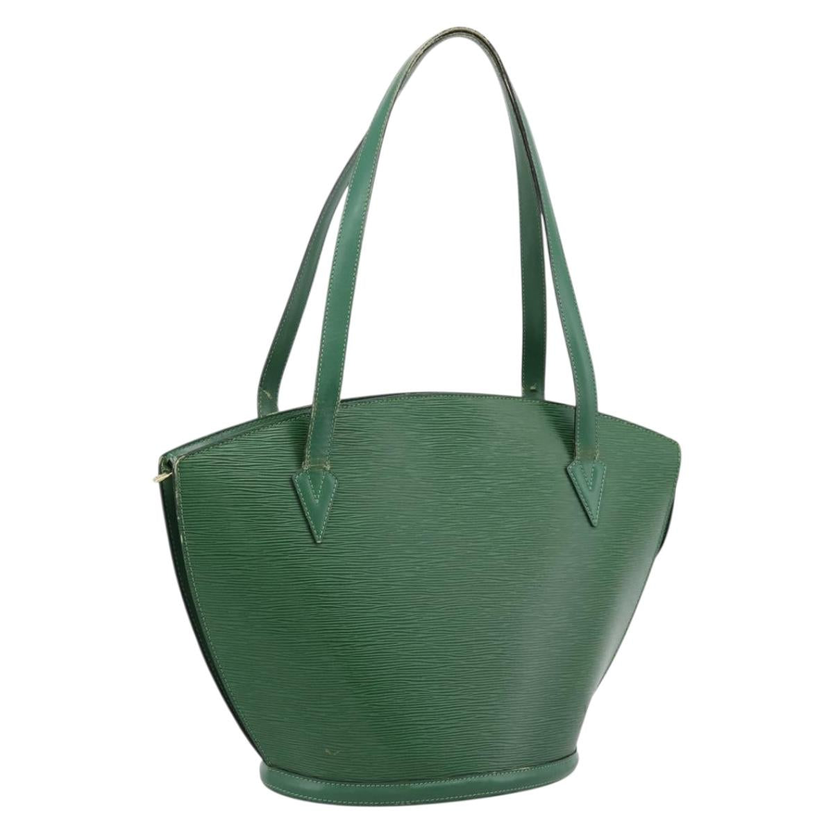 LOUIS VUITTON Epi Saint Jacques Shopping Bag Green M52274 LV Auth 203777