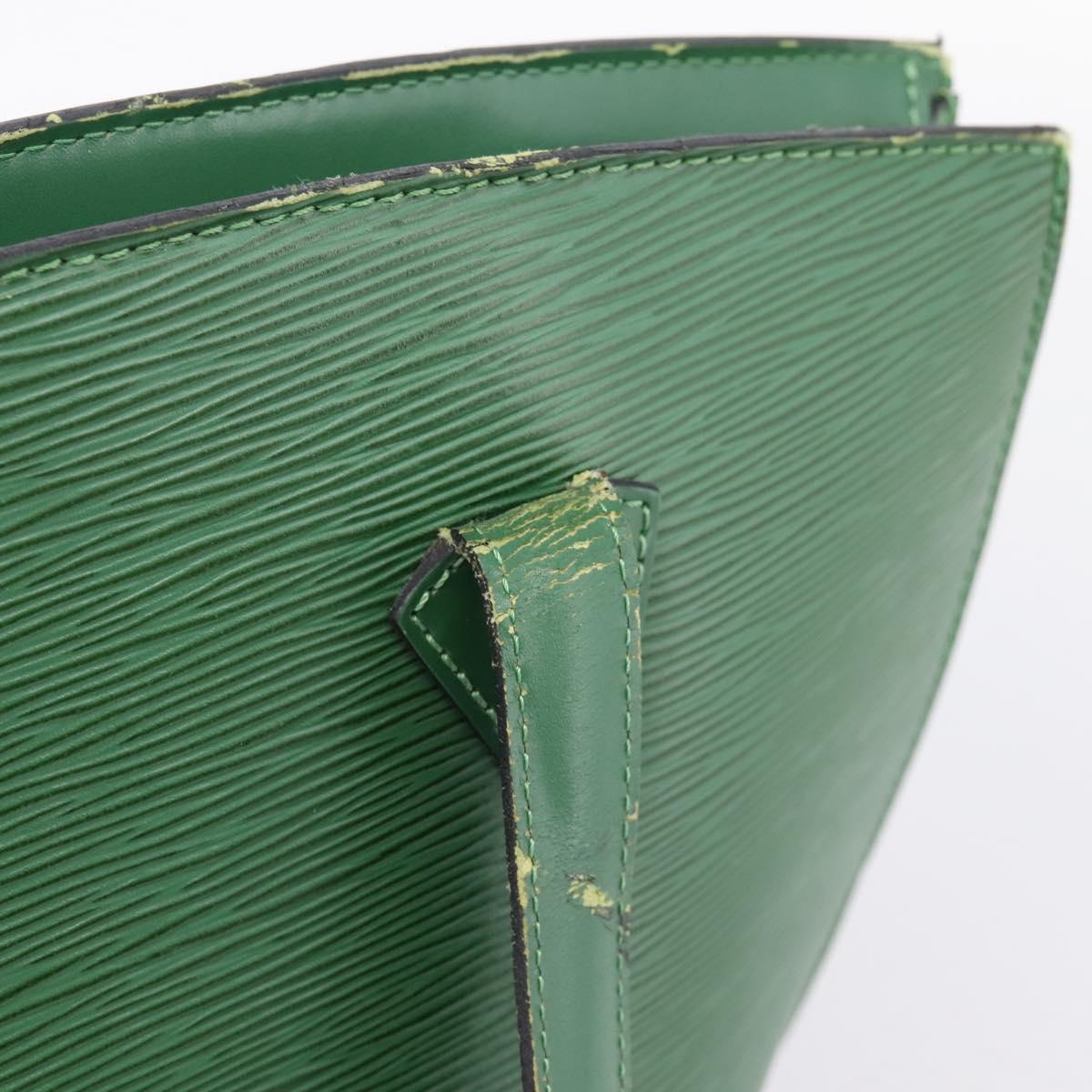 LOUIS VUITTON Epi Saint Jacques Shopping Bag Green M52274 LV Auth 203777