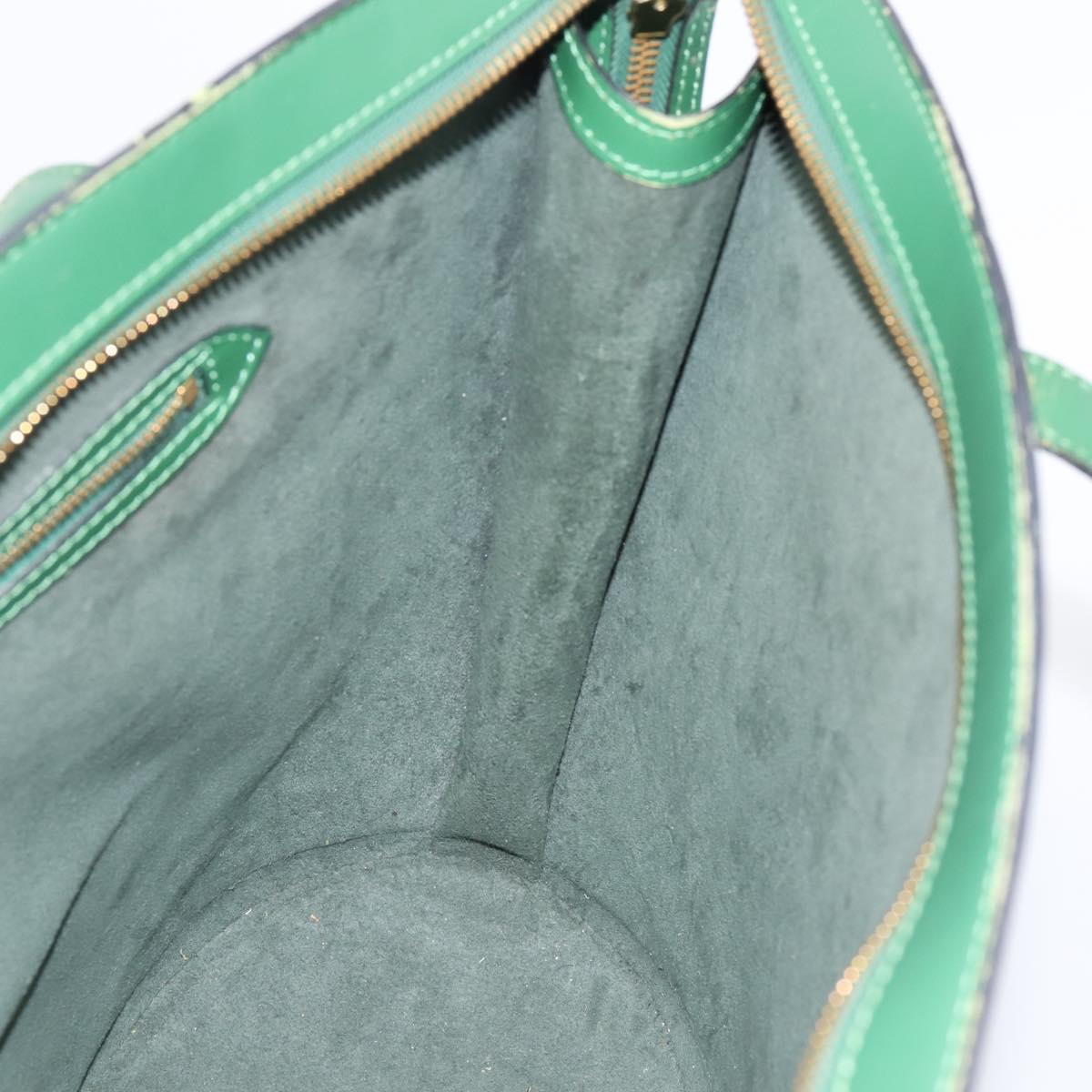 LOUIS VUITTON Epi Saint Jacques Shopping Bag Green M52274 LV Auth 203777