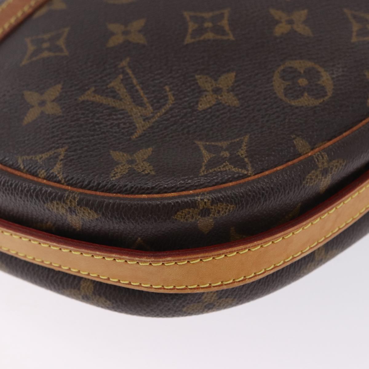 LOUIS VUITTON Monogram Jeune Fille MM Shoulder Bag M51226 LV Auth 203779