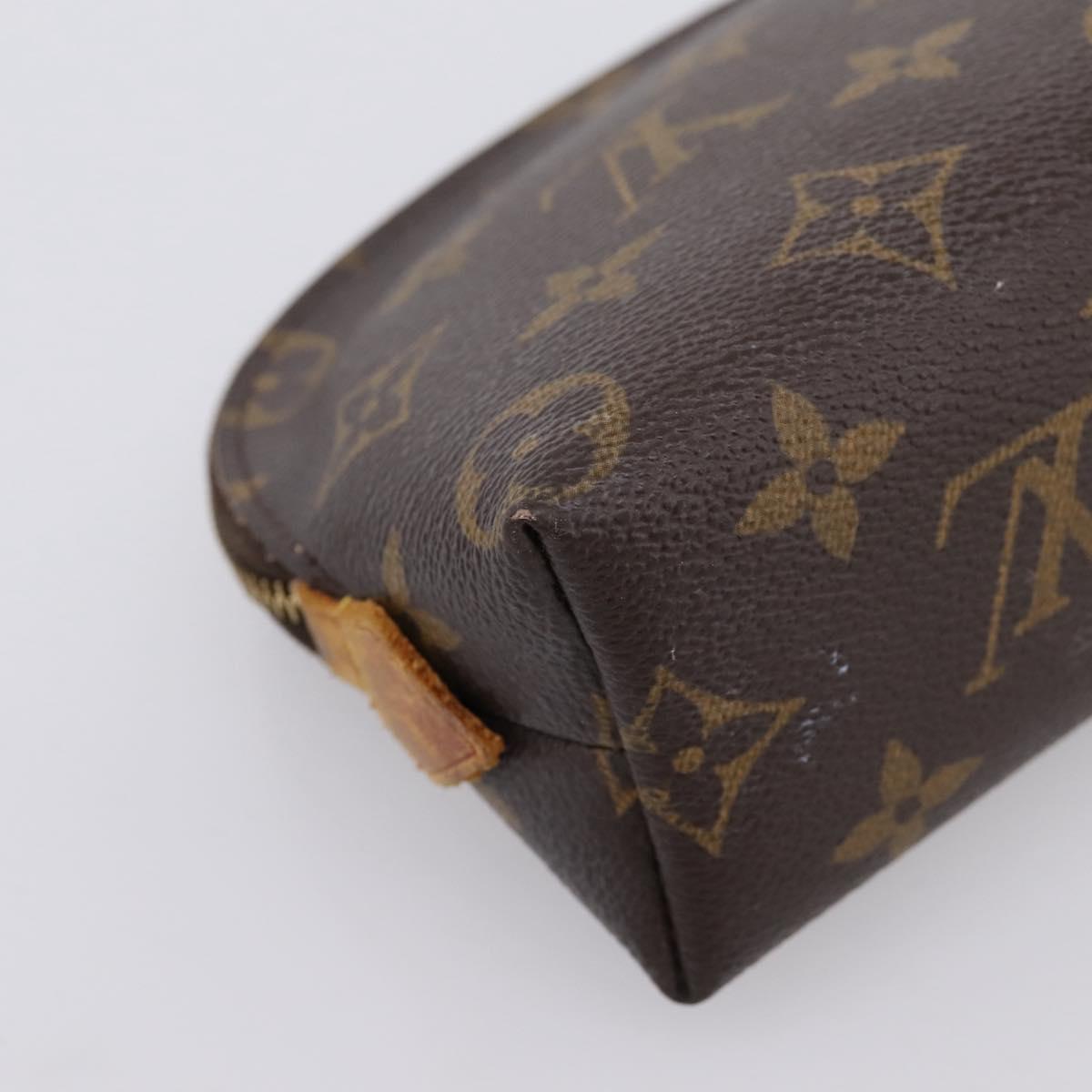 LOUIS VUITTON Monogram Pochette Cosmetic PM Pouch M43998 LV Auth 203781