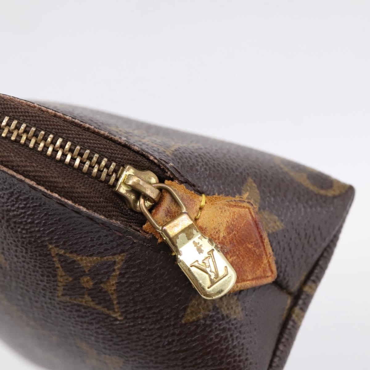 LOUIS VUITTON Monogram Pochette Cosmetic PM Pouch M43998 LV Auth 203781