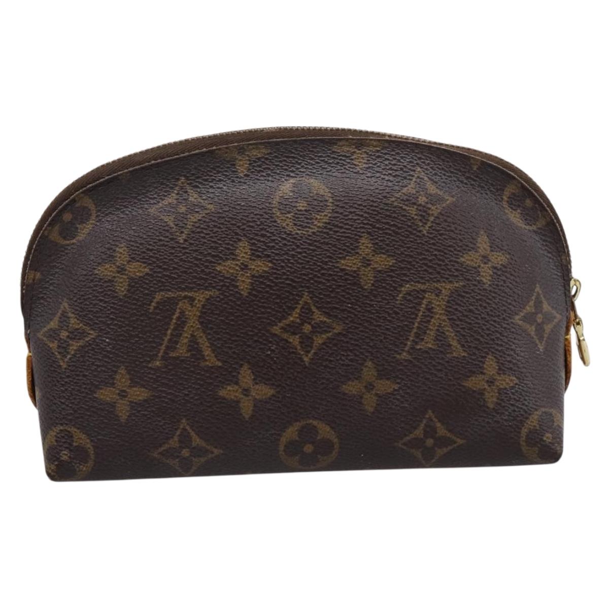LOUIS VUITTON Monogram Pochette Cosmetic PM Pouch M43998 LV Auth 203781
