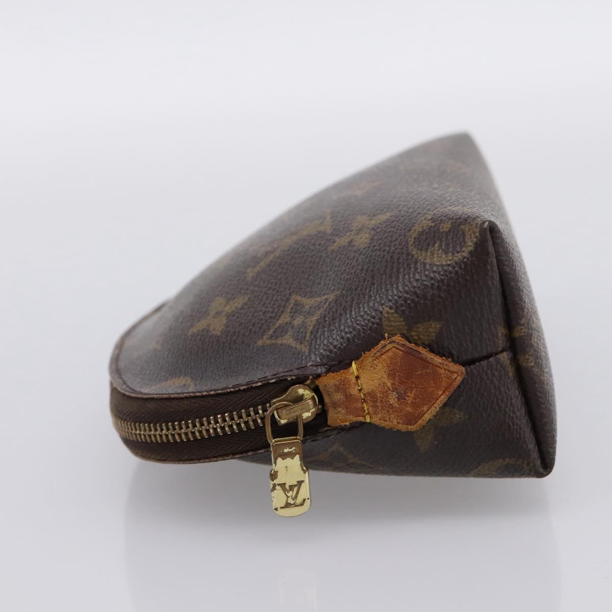 LOUIS VUITTON Monogram Pochette Cosmetic PM Pouch M43998 LV Auth 203781