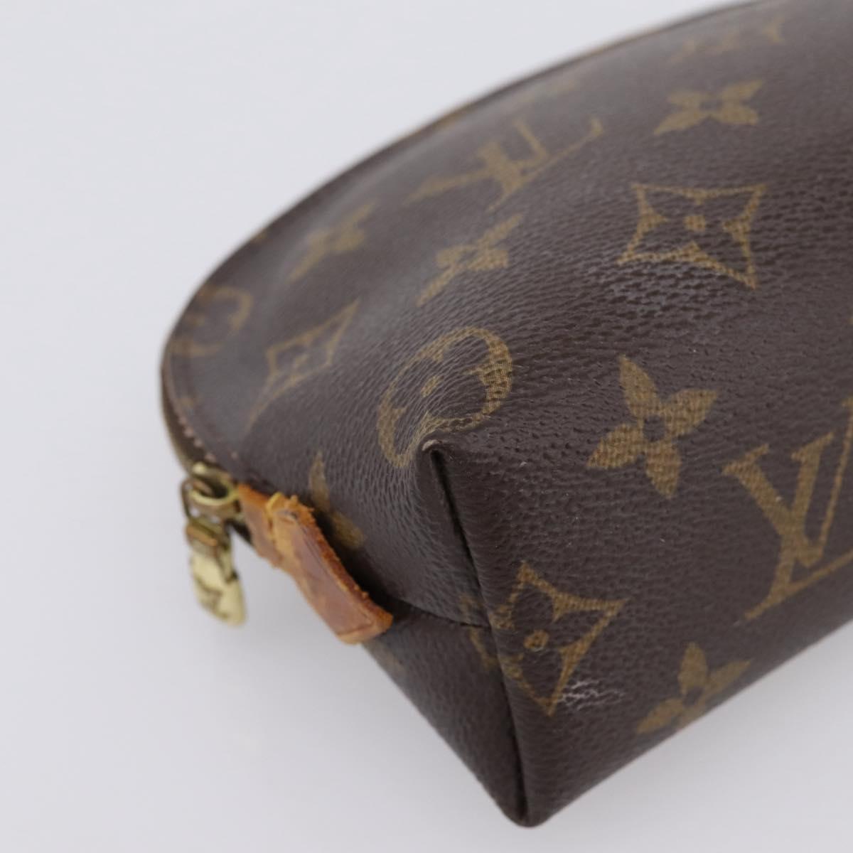 LOUIS VUITTON Monogram Pochette Cosmetic PM Pouch M43998 LV Auth 203781