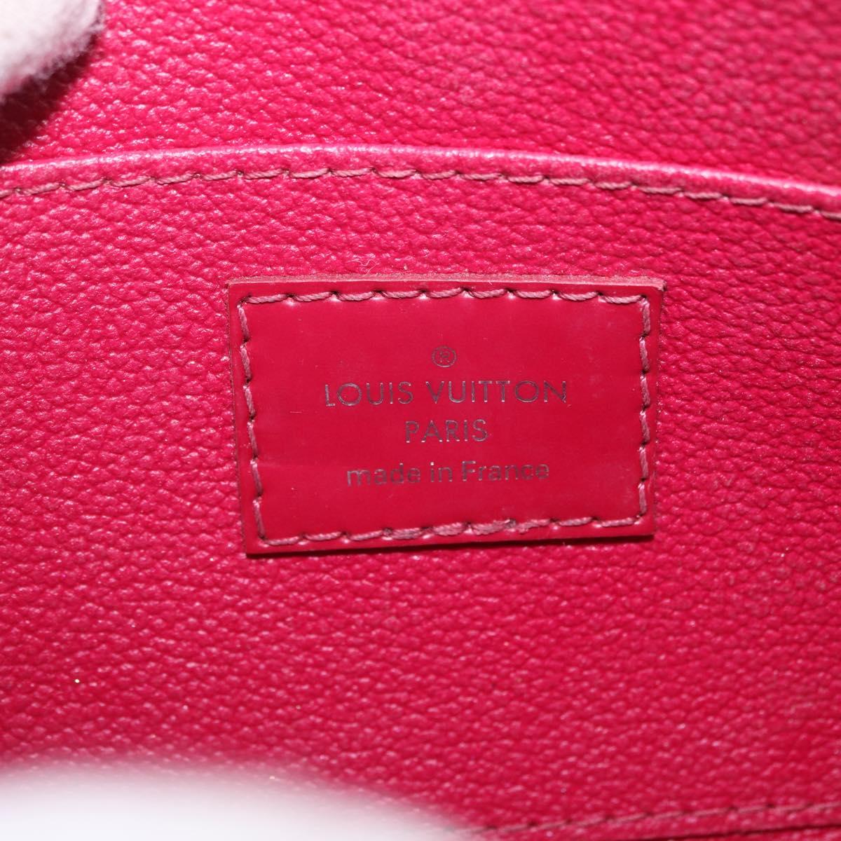 LOUIS VUITTON Epi Pochette Cosmetic PM Cosmetic Pouch Fuchsia M40641 Auth 203785