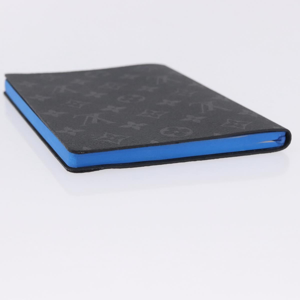 LOUIS VUITTON Monogram Eclipse Notebook Black LV Auth 203803