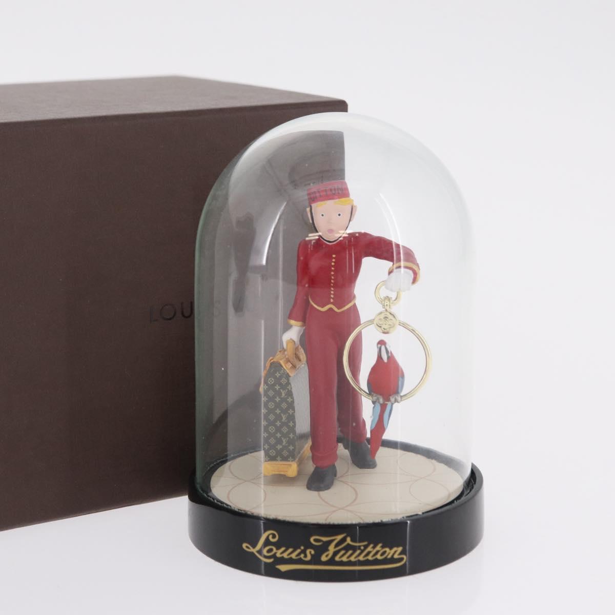 LOUIS VUITTON Bellboy Snow Globe Glass Clear M99551 LV Auth 203805