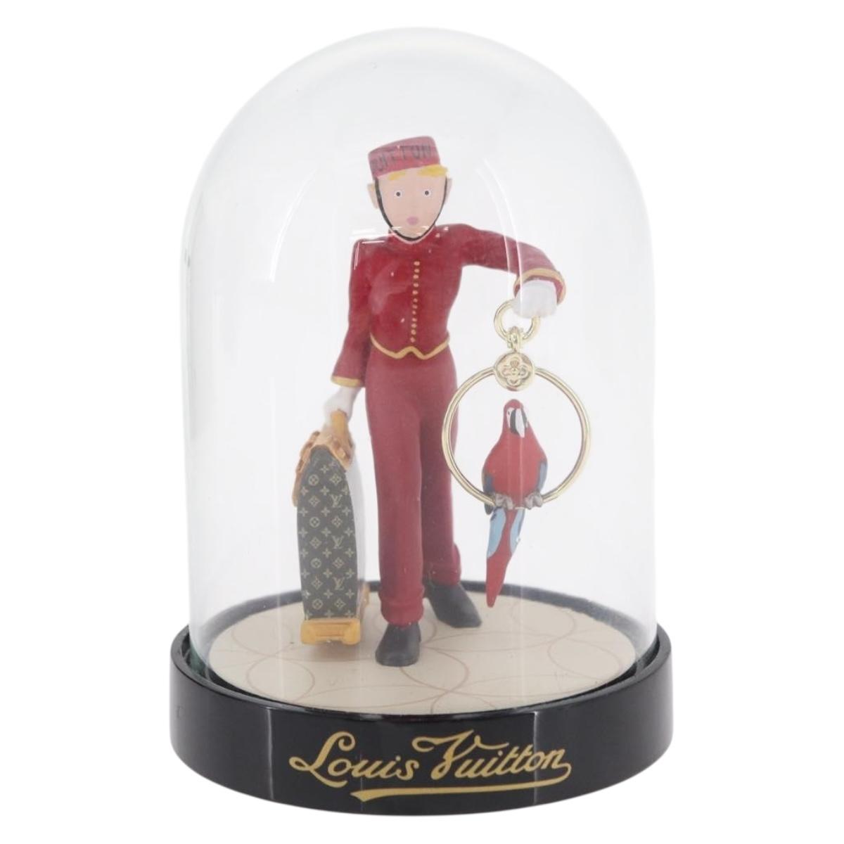 LOUIS VUITTON Bellboy Snow Globe Glass Clear M99551 LV Auth 203805
