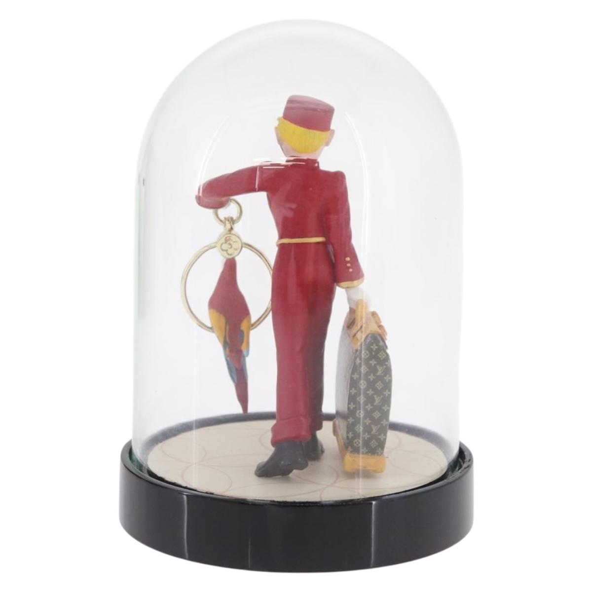 LOUIS VUITTON Bellboy Snow Globe Glass Clear M99551 LV Auth 203805