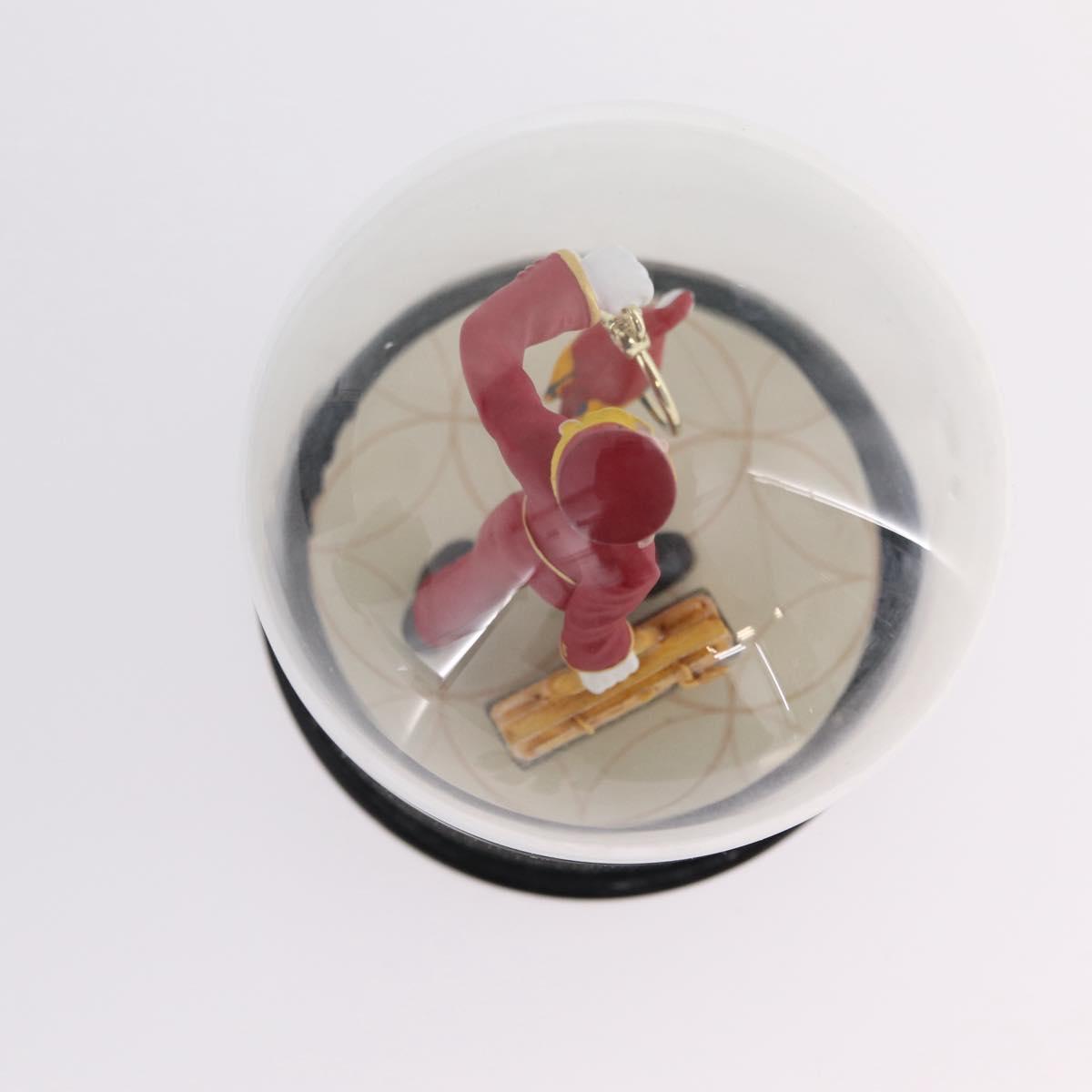 LOUIS VUITTON Bellboy Snow Globe Glass Clear M99551 LV Auth 203805