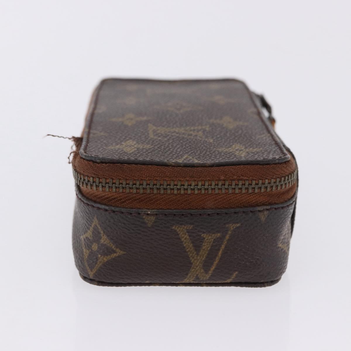 LOUIS VUITTON Monogram Posh Monte Carlo Jewelry Box M47350 LV Auth 203809