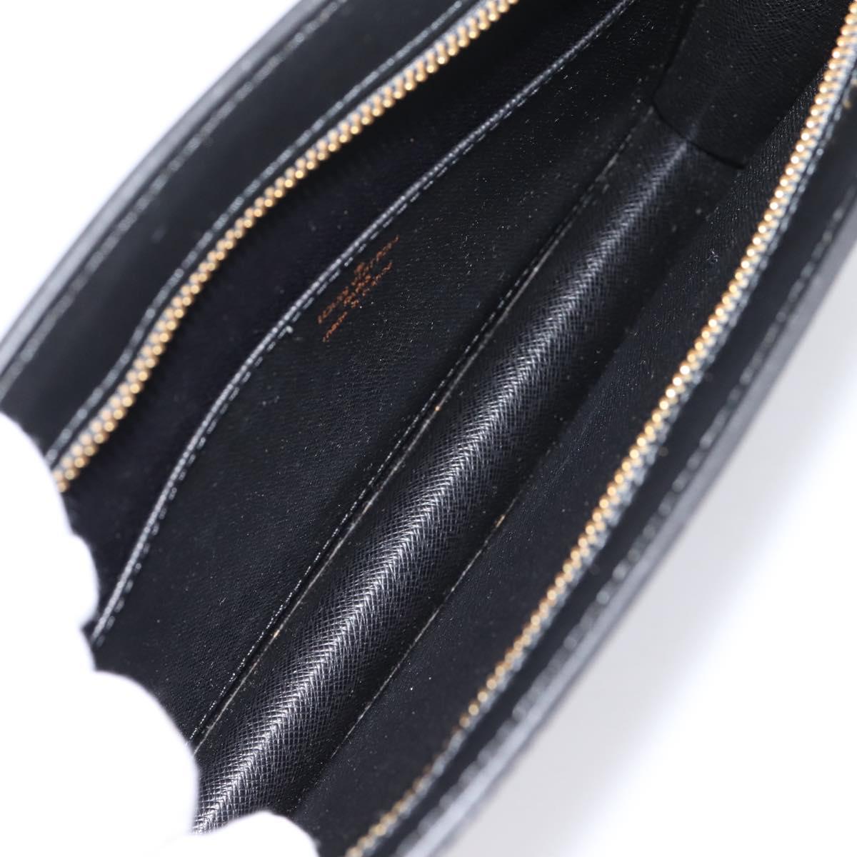 LOUIS VUITTON Epi Pochette Homme Clutch Bag Black M52522 LV Auth 203818A