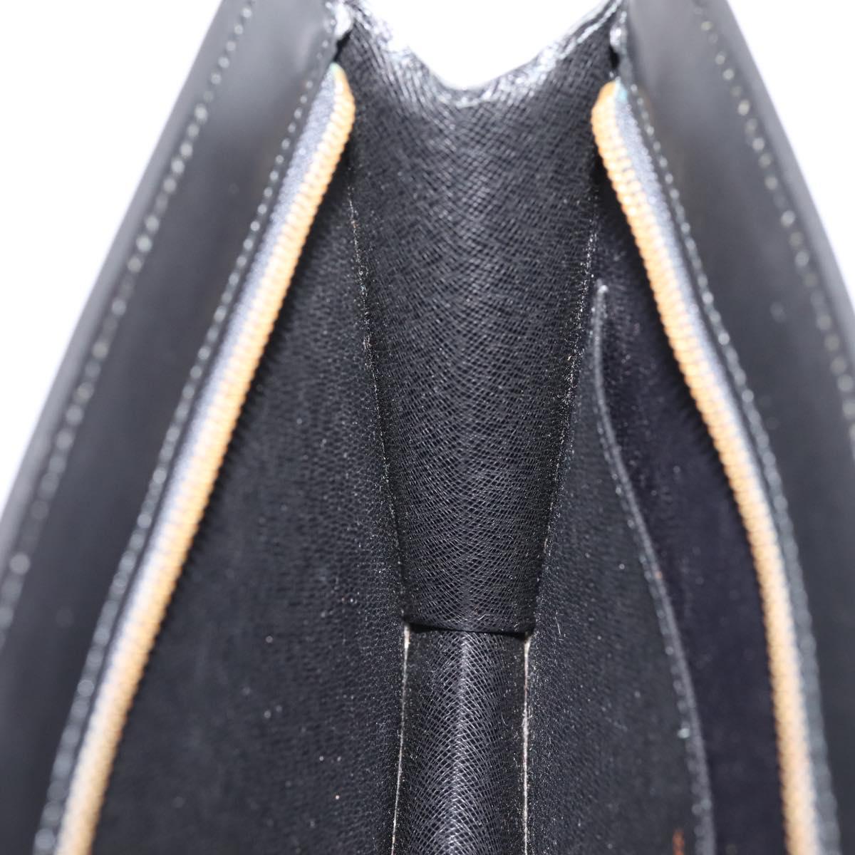 LOUIS VUITTON Epi Pochette Homme Clutch Bag Black M52522 LV Auth 203818A