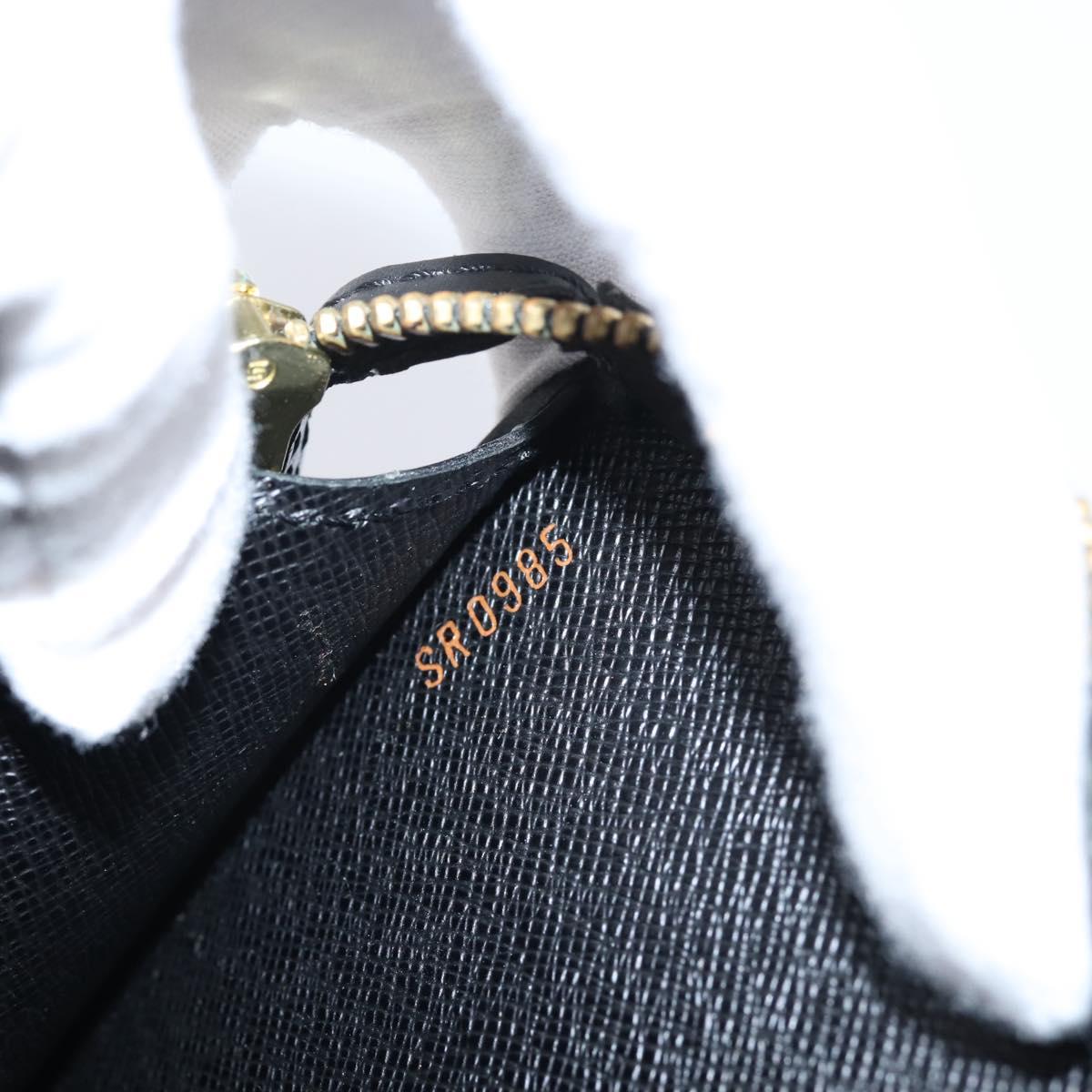 LOUIS VUITTON Epi Pochette Homme Clutch Bag Black M52522 LV Auth 203818A