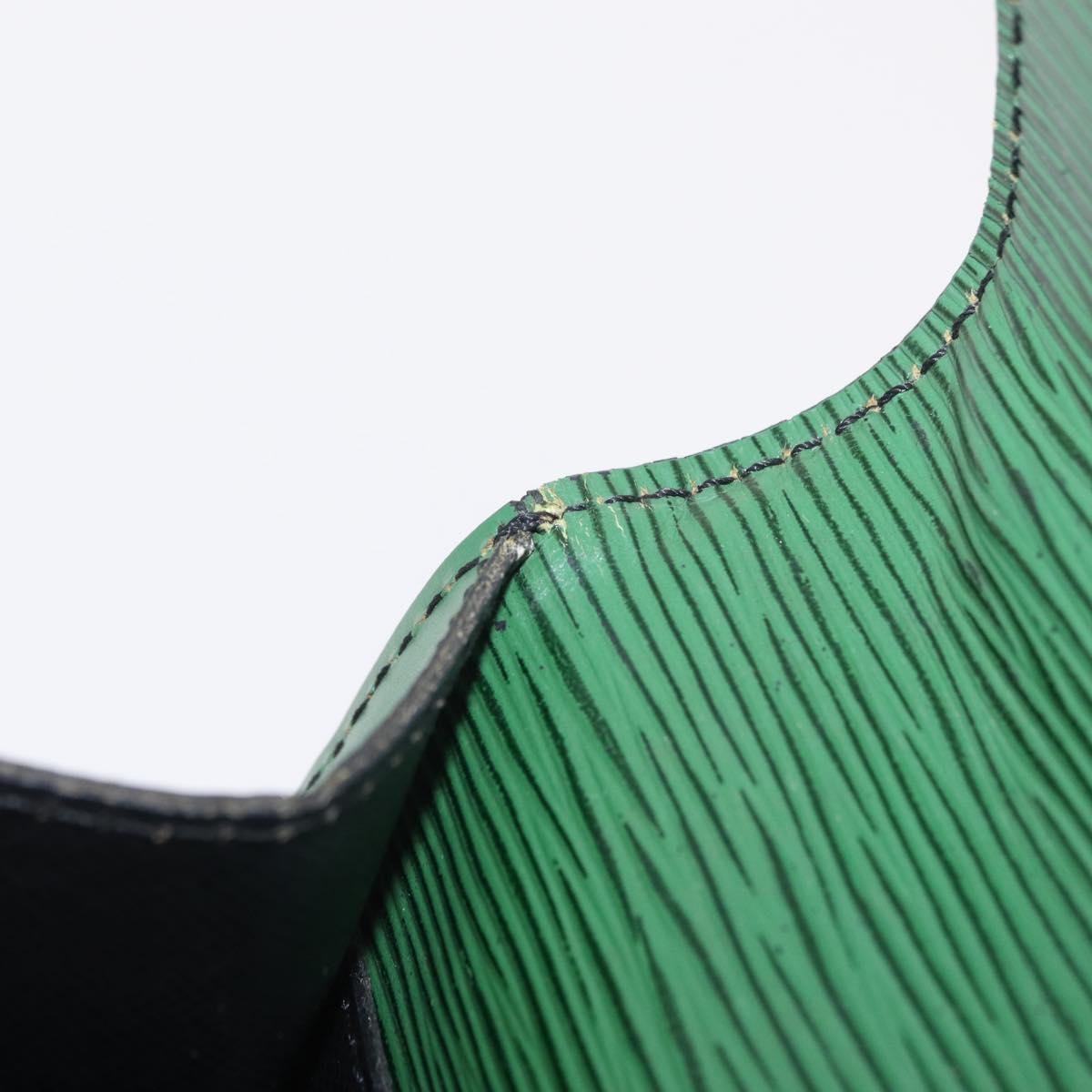 LOUIS VUITTON Epi Serviette Conseiller Briefcase Green M54424 LV Auth 203837