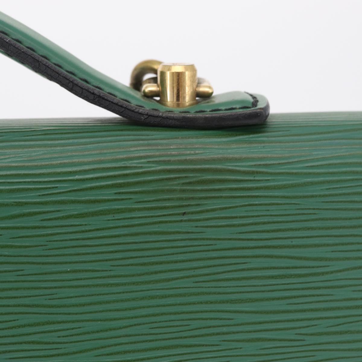 LOUIS VUITTON Epi Serviette Conseiller Briefcase Green M54424 LV Auth 203837