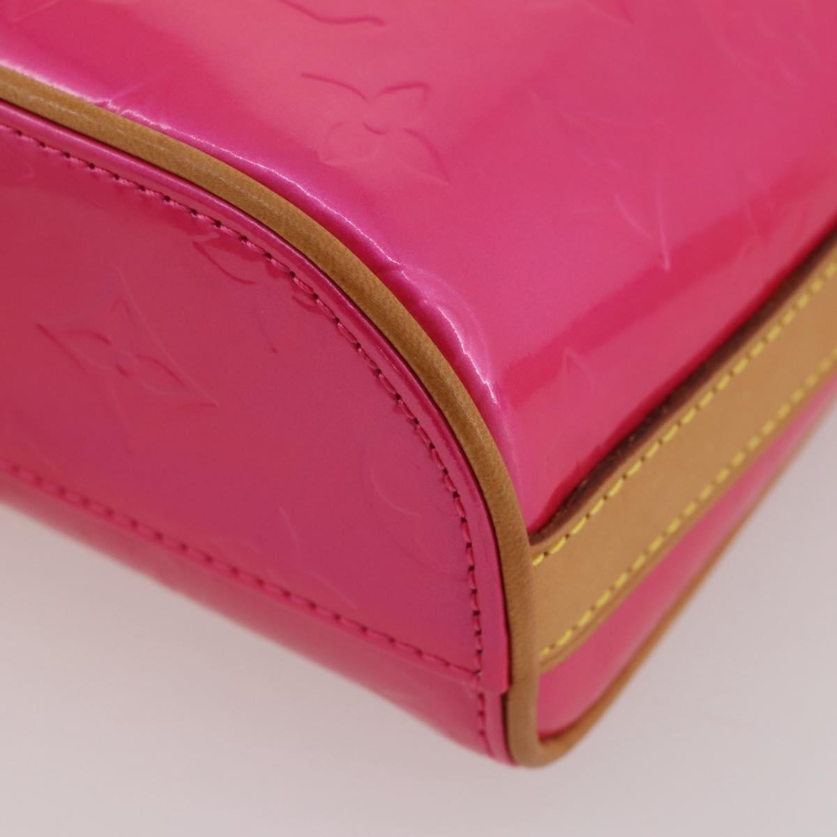LOUIS VUITTON Monogram Vernis Sullivan Vertical Fuchsia Pink M91259 Auth 203839V