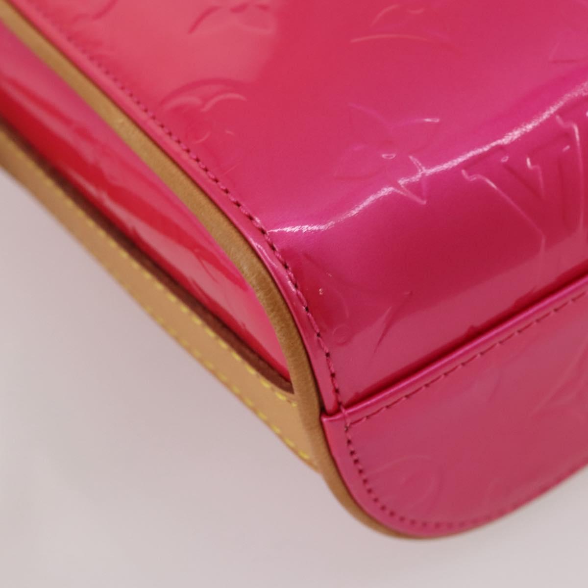 LOUIS VUITTON Monogram Vernis Sullivan Vertical Fuchsia Pink M91259 Auth 203839V