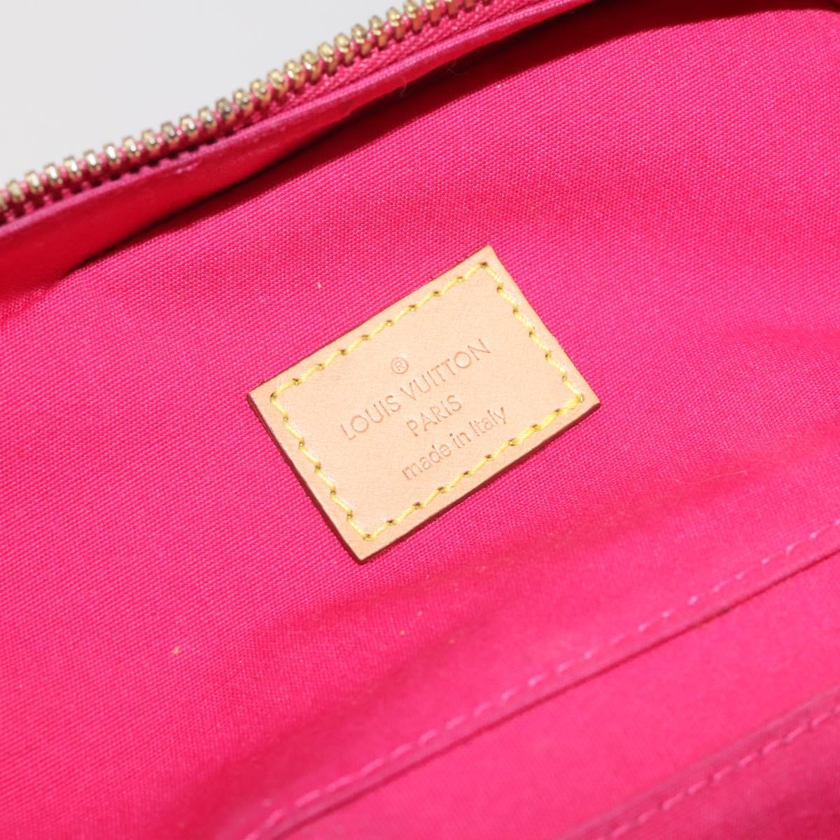 LOUIS VUITTON Monogram Vernis Sullivan Vertical Fuchsia Pink M91259 Auth 203839V