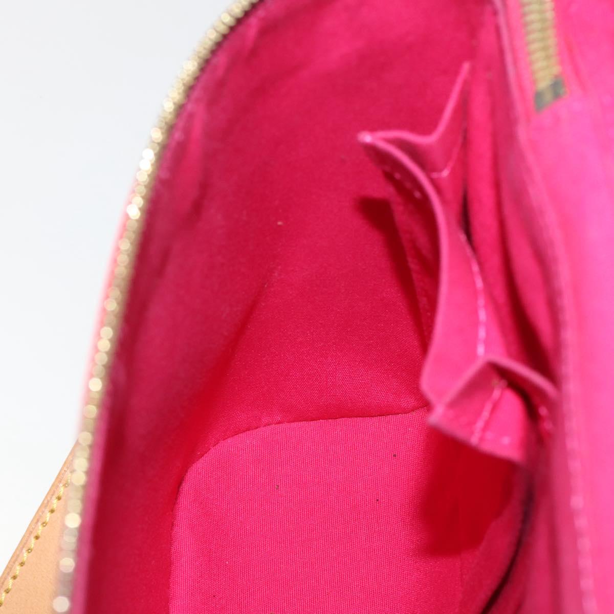 LOUIS VUITTON Monogram Vernis Sullivan Vertical Fuchsia Pink M91259 Auth 203839V