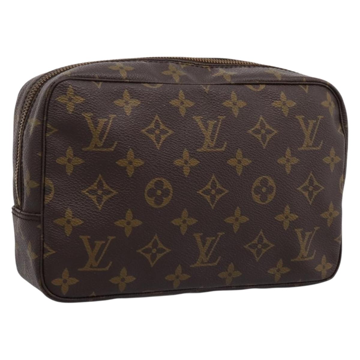 LOUIS VUITTON Monogram Trousse Toilette 23 Clutch Bag M47524 LV Auth 203847