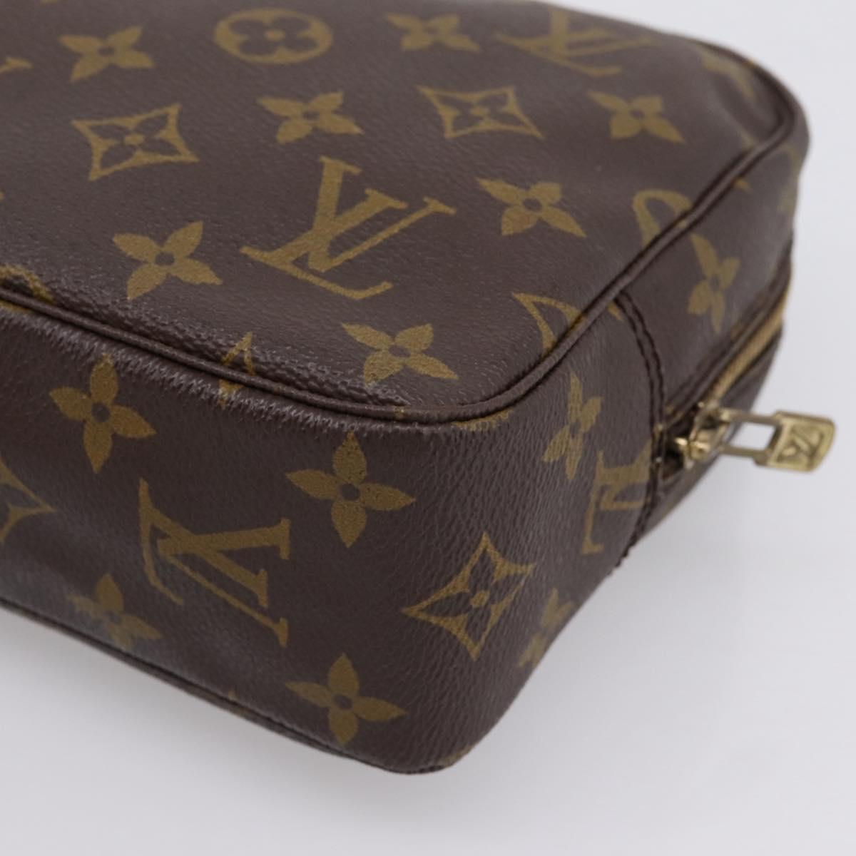 LOUIS VUITTON Monogram Trousse Toilette 23 Clutch Bag M47524 LV Auth 203847