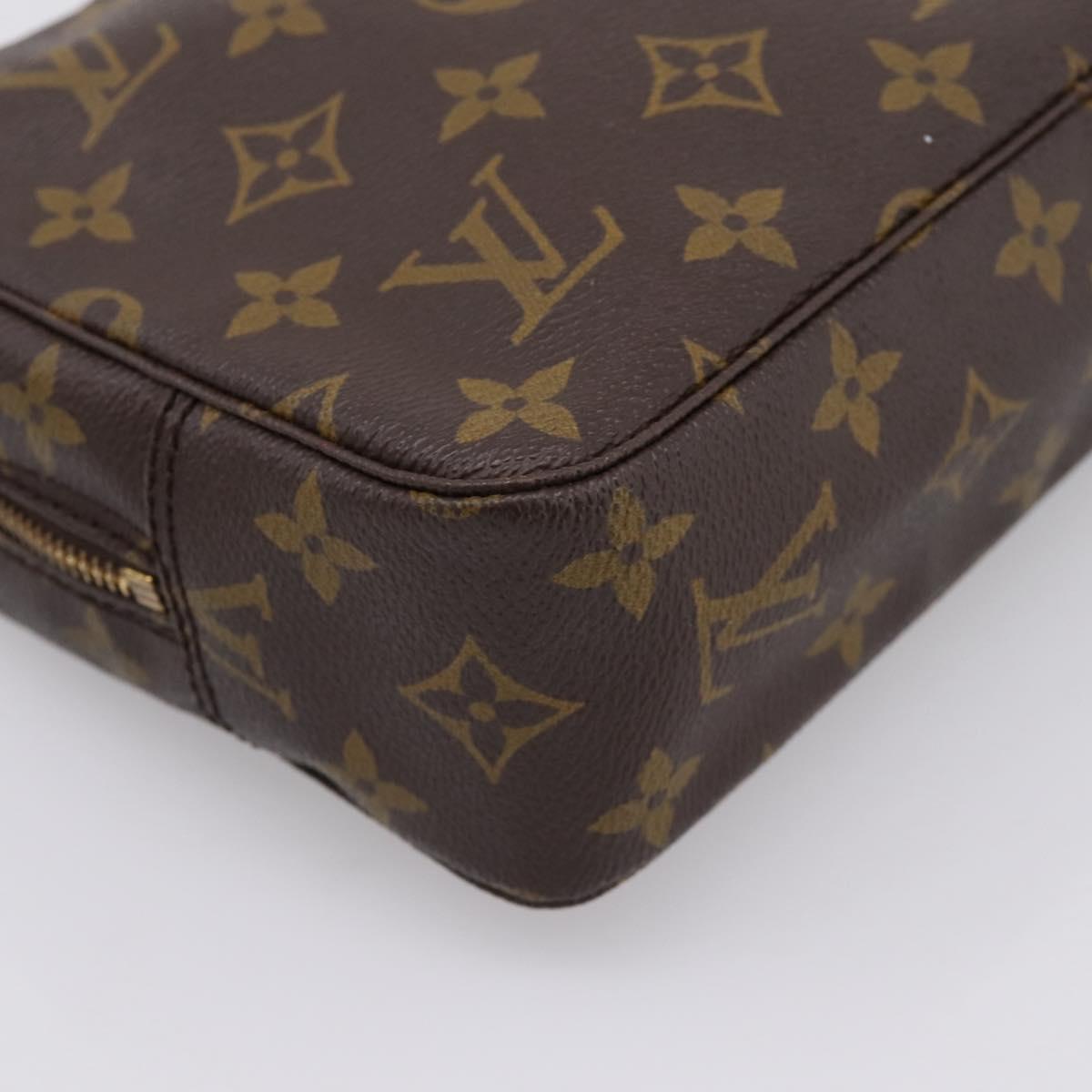 LOUIS VUITTON Monogram Trousse Toilette 23 Clutch Bag M47524 LV Auth 203847