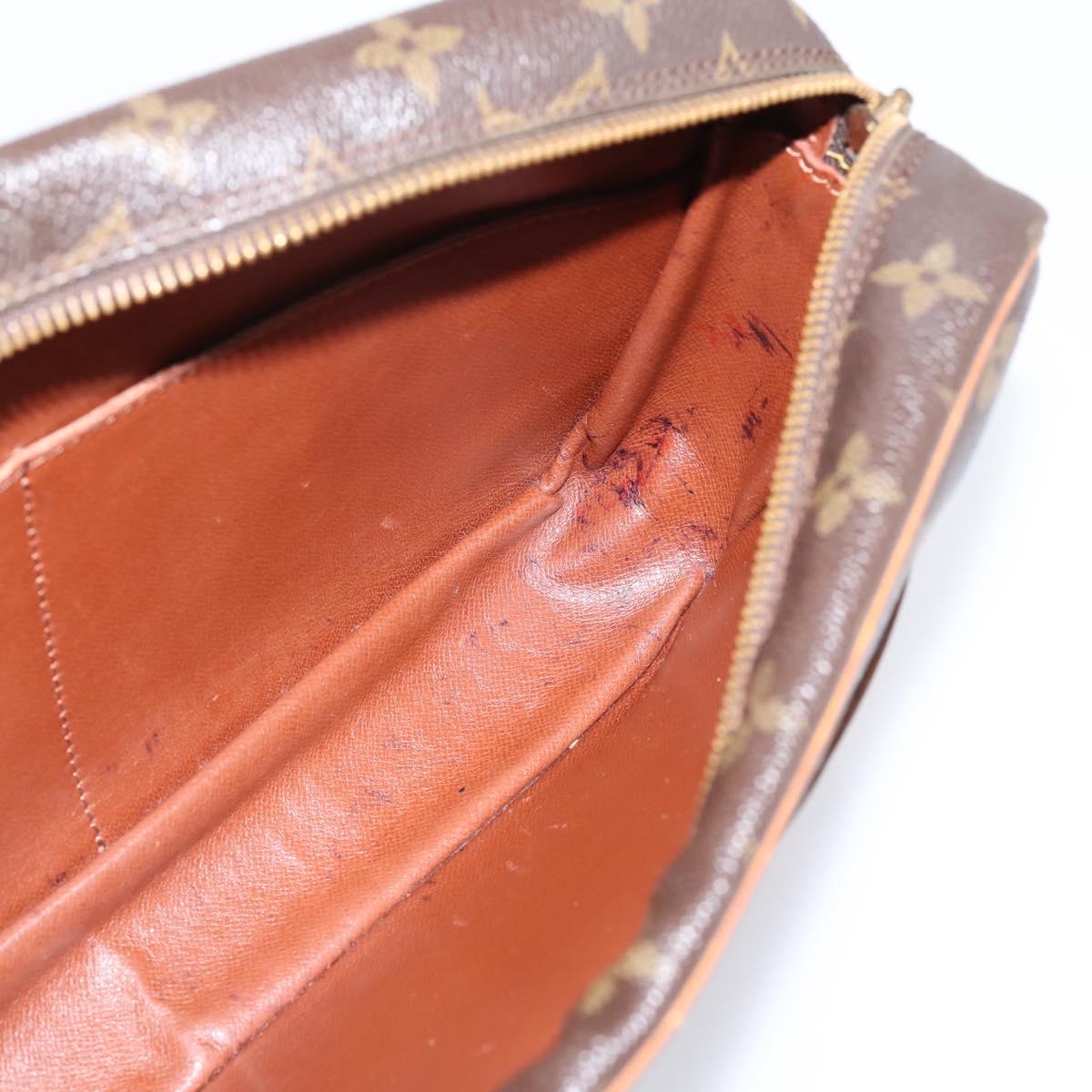 LOUIS VUITTON Monogram Compiegne 28 Clutch Bag M51845 LV Auth 203850