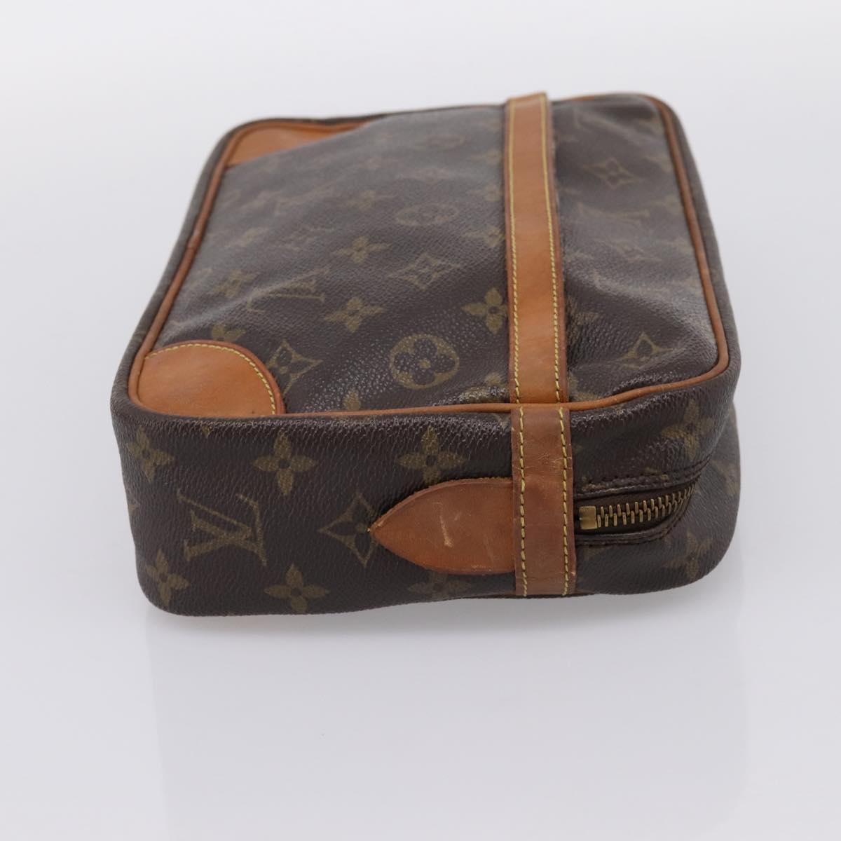 LOUIS VUITTON Monogram Compiegne 28 Clutch Bag M51845 LV Auth 203850