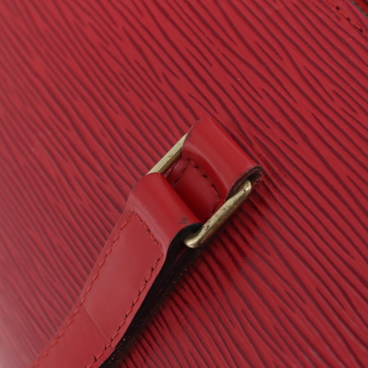 LOUIS VUITTON Epi Soufflot Hand Bag Red M52227 LV Auth 203851V