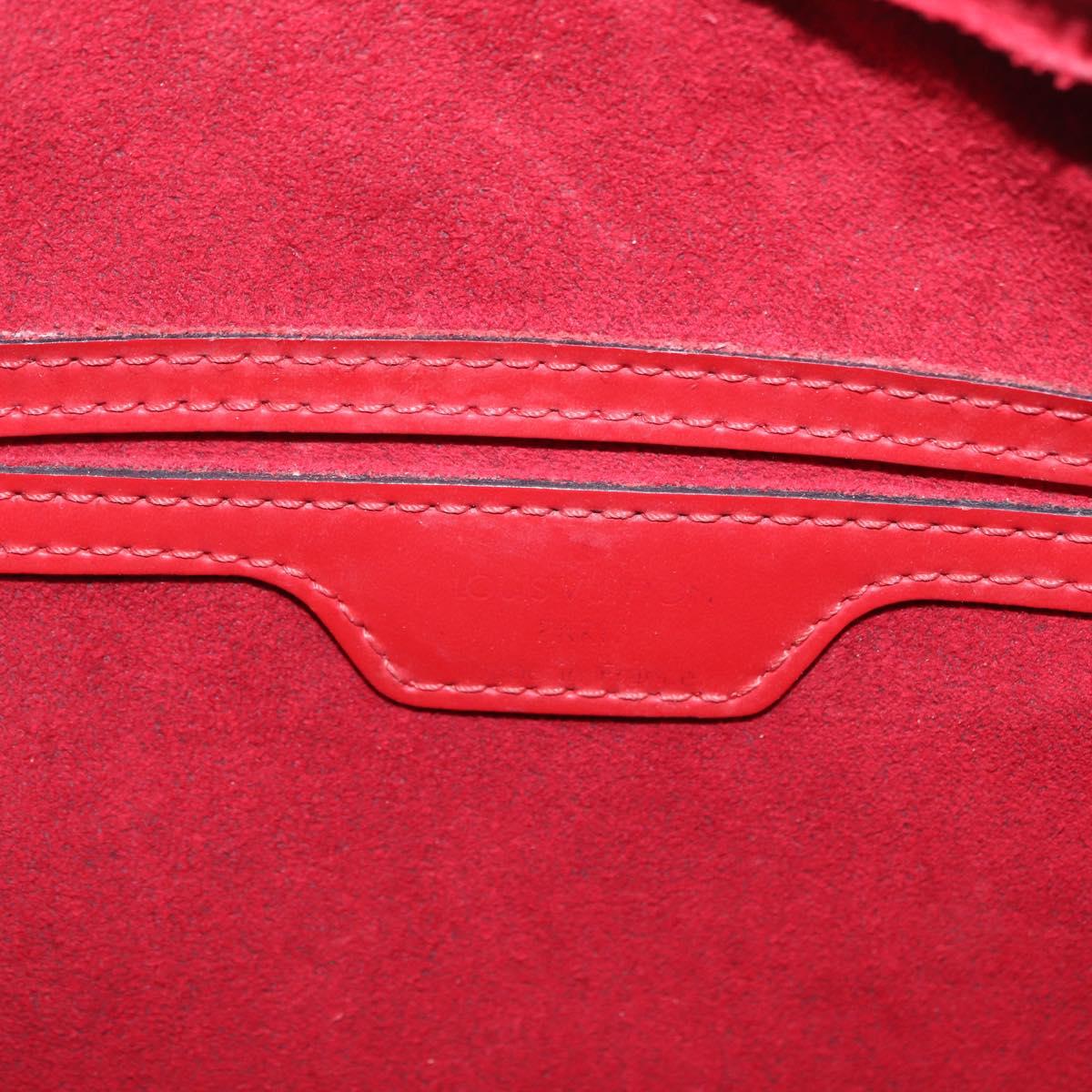 LOUIS VUITTON Epi Soufflot Hand Bag Red M52227 LV Auth 203851V